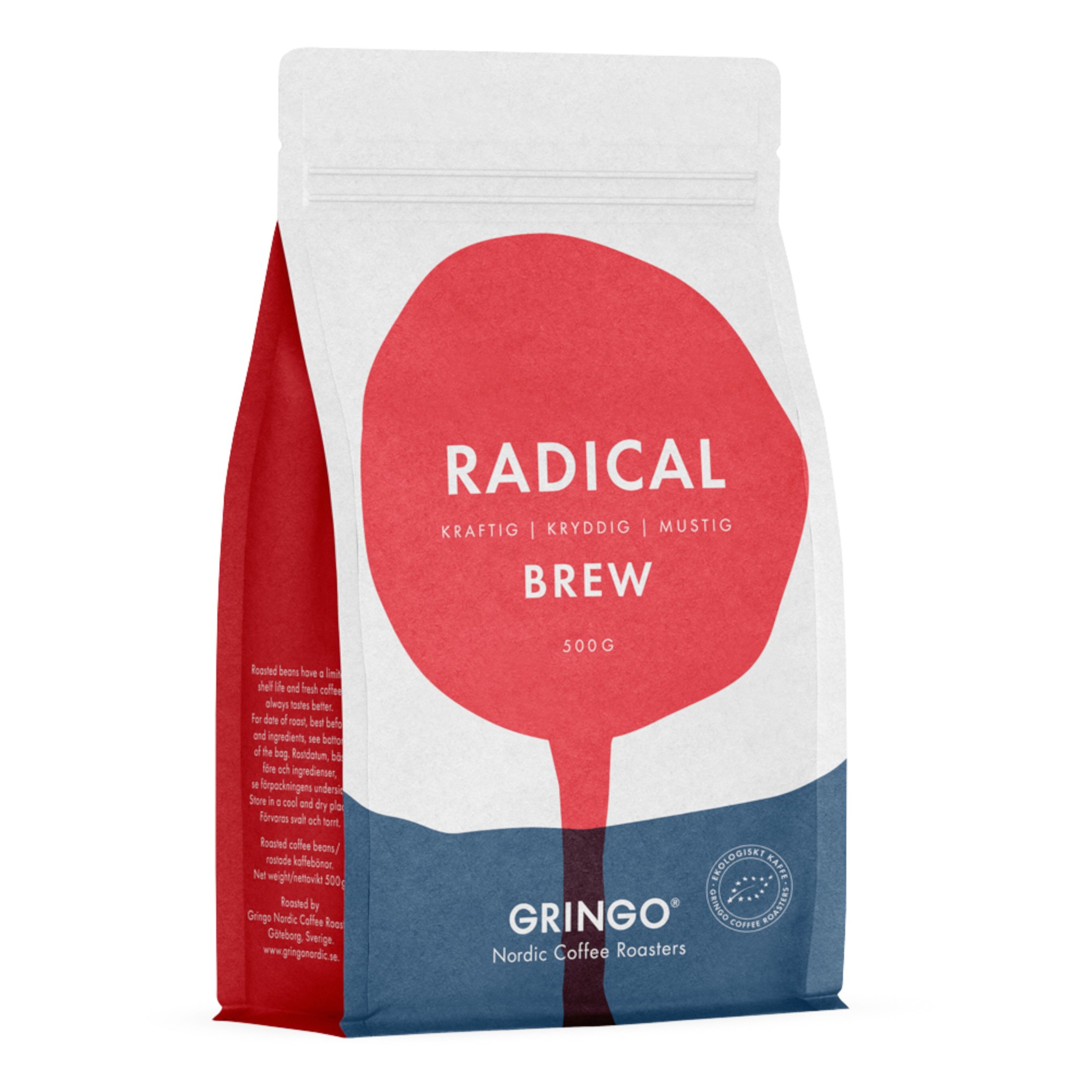 Gringo Radical Brew kaffebönor 500 g