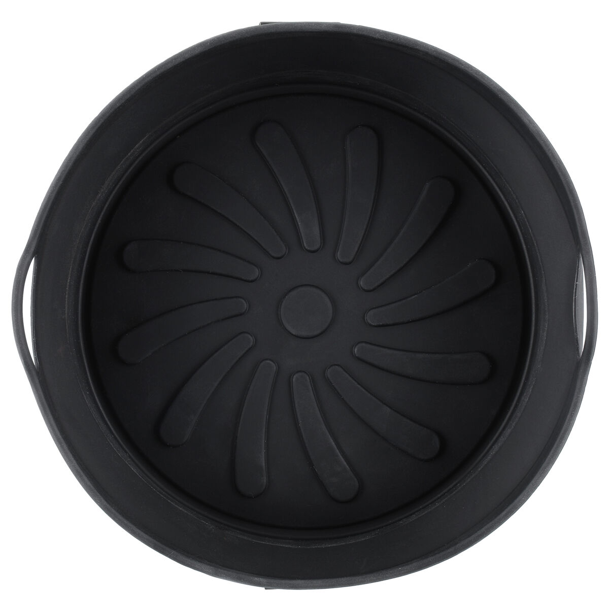 Silikoneform til airfryer 20 cm, sort