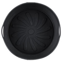 Silikoneform til airfryer 20 cm, sort