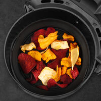 Silikoneform til airfryer 20 cm, sort