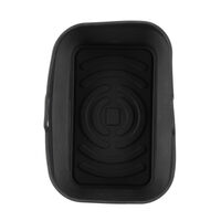 Silikoneform til airfryer 20 × 13 cm, sort