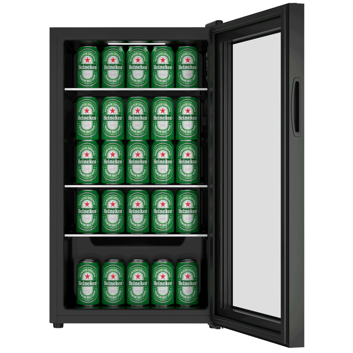 Northern Collection 83 - fritstående ølkøleskab, 83 l, sort