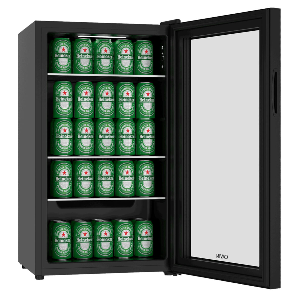 Northern Collection 83 - fritstående ølkøleskab, 83 l, sort