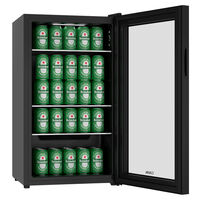 Northern Collection 83 - fritstående ølkøleskab, 83 l, sort
