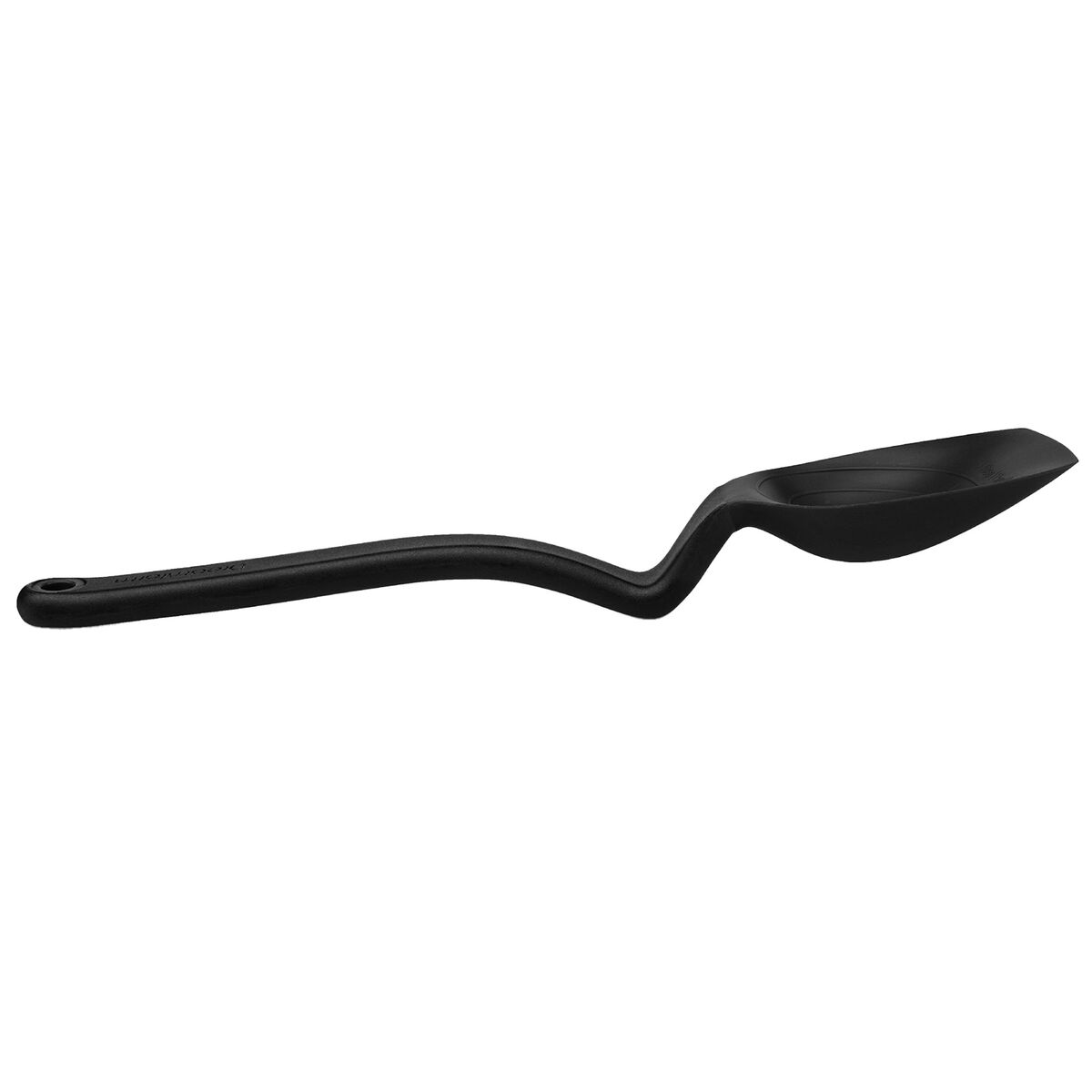 Supoon skeformet dejskraber, sort