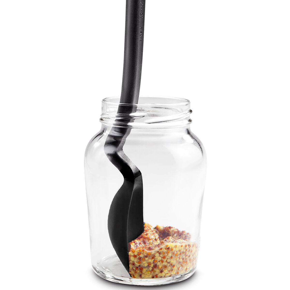 Mini Supoon skeformet dejskraber, sort