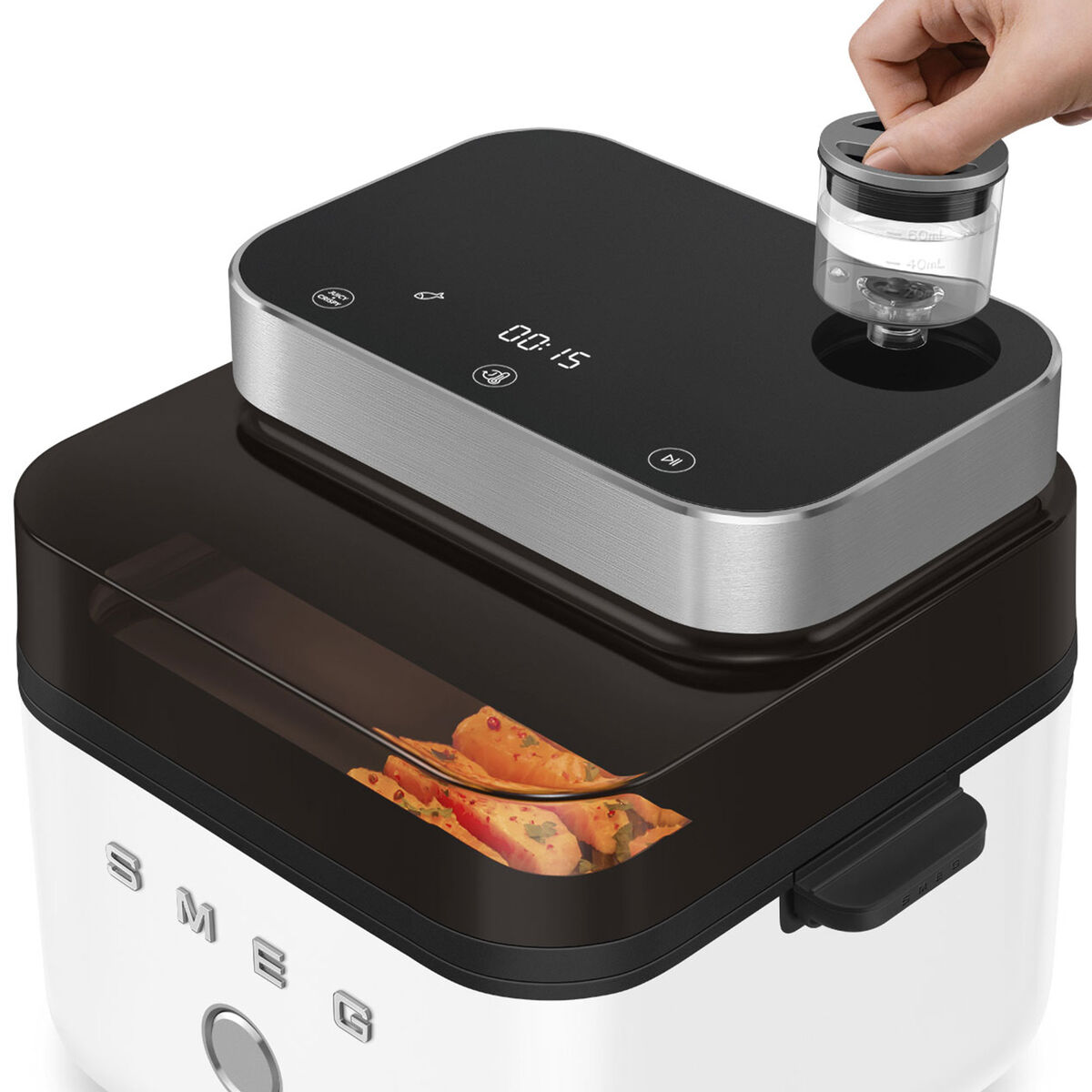 AFC01WHMEU airfryer 7 liter, matt vit