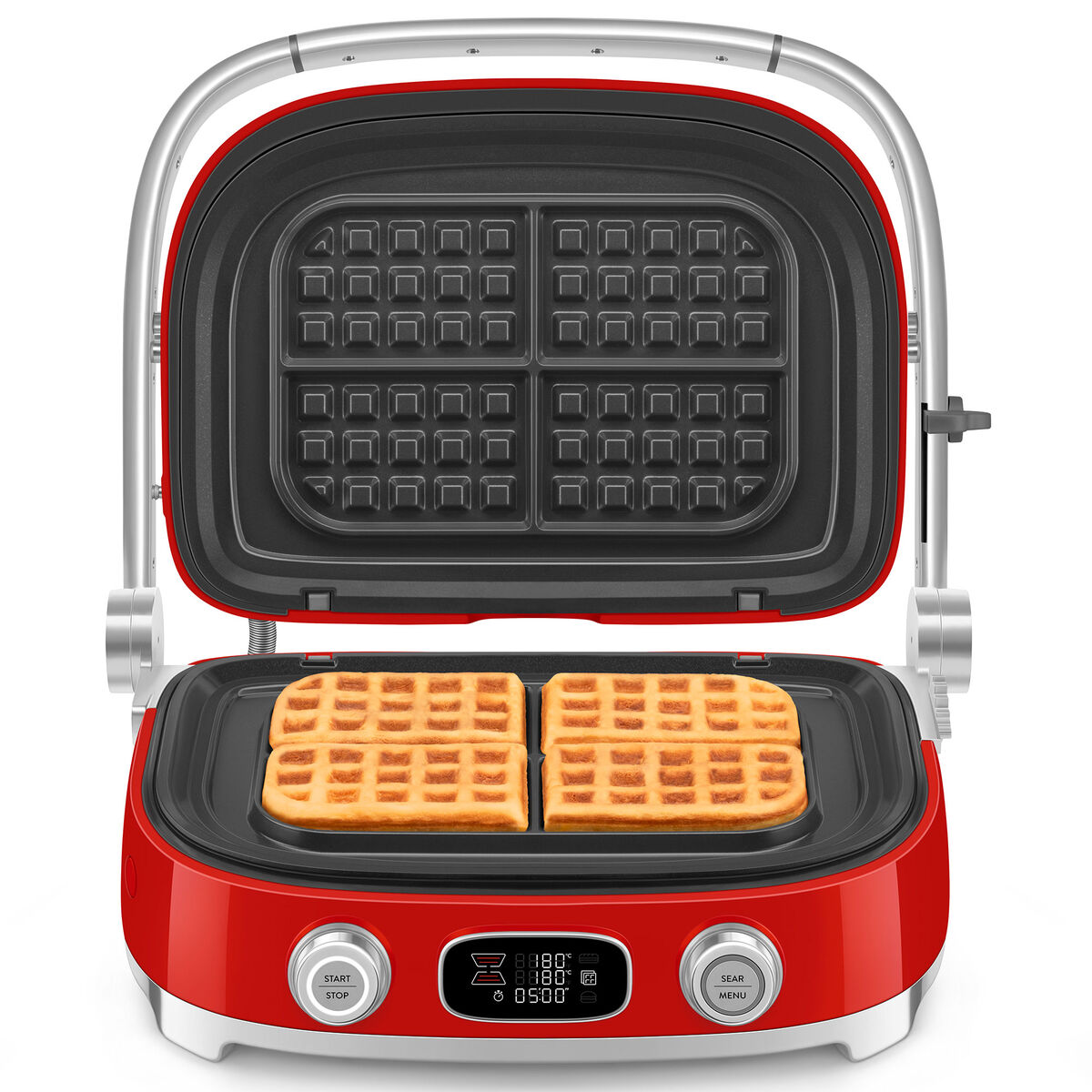MGF01RDEU bordsgrill, röd