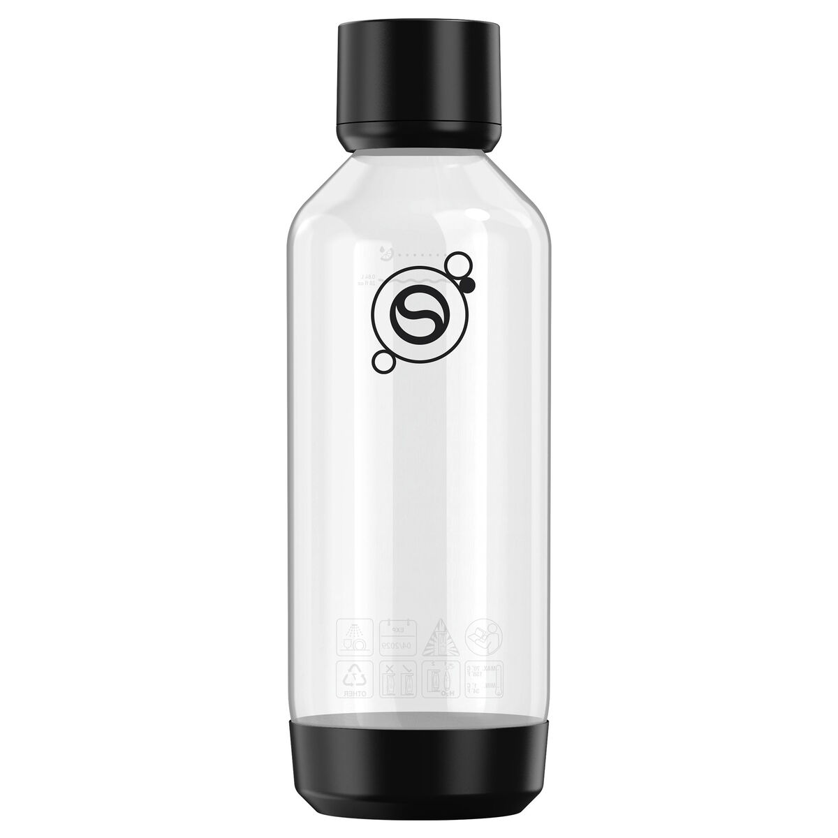 Fizz & Refresh flaske 1 liter, sort