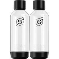 Fizz & Refresh flaske 2 × 1 liter, sort