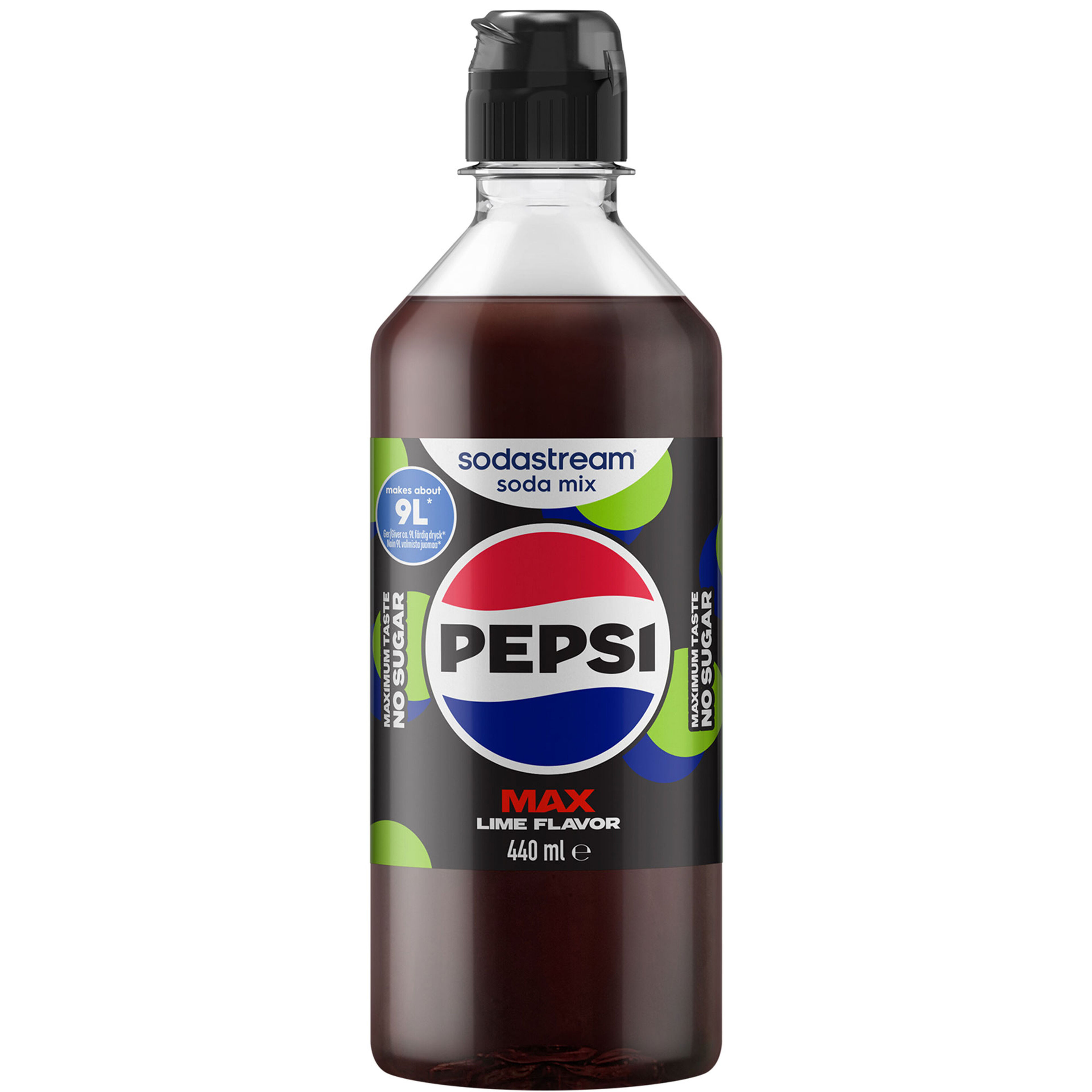 Pepsi Max Lime smakkoncentrat 440 ml