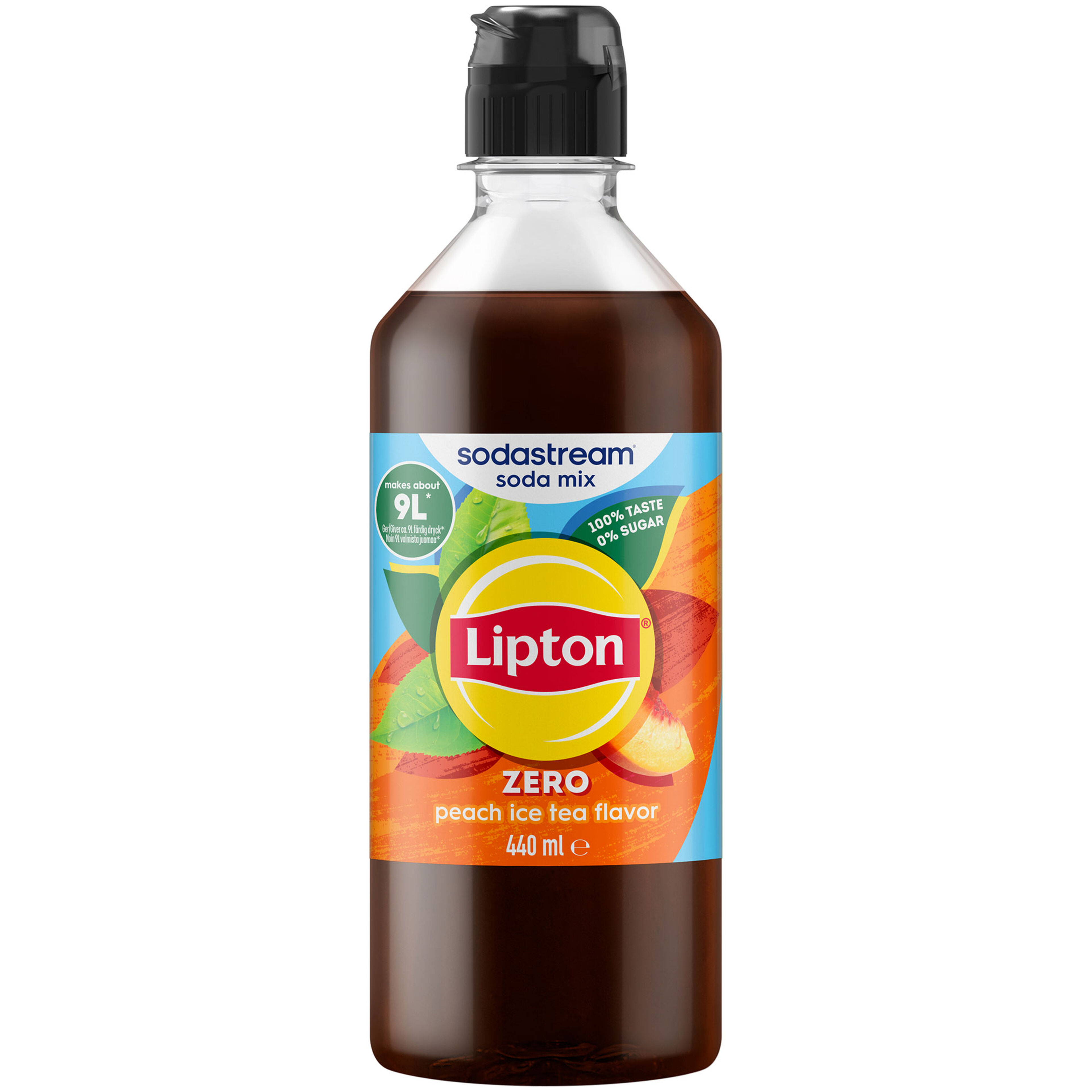 Lipton Ice Tea Peach Zero smagskoncentrat 440 ml
