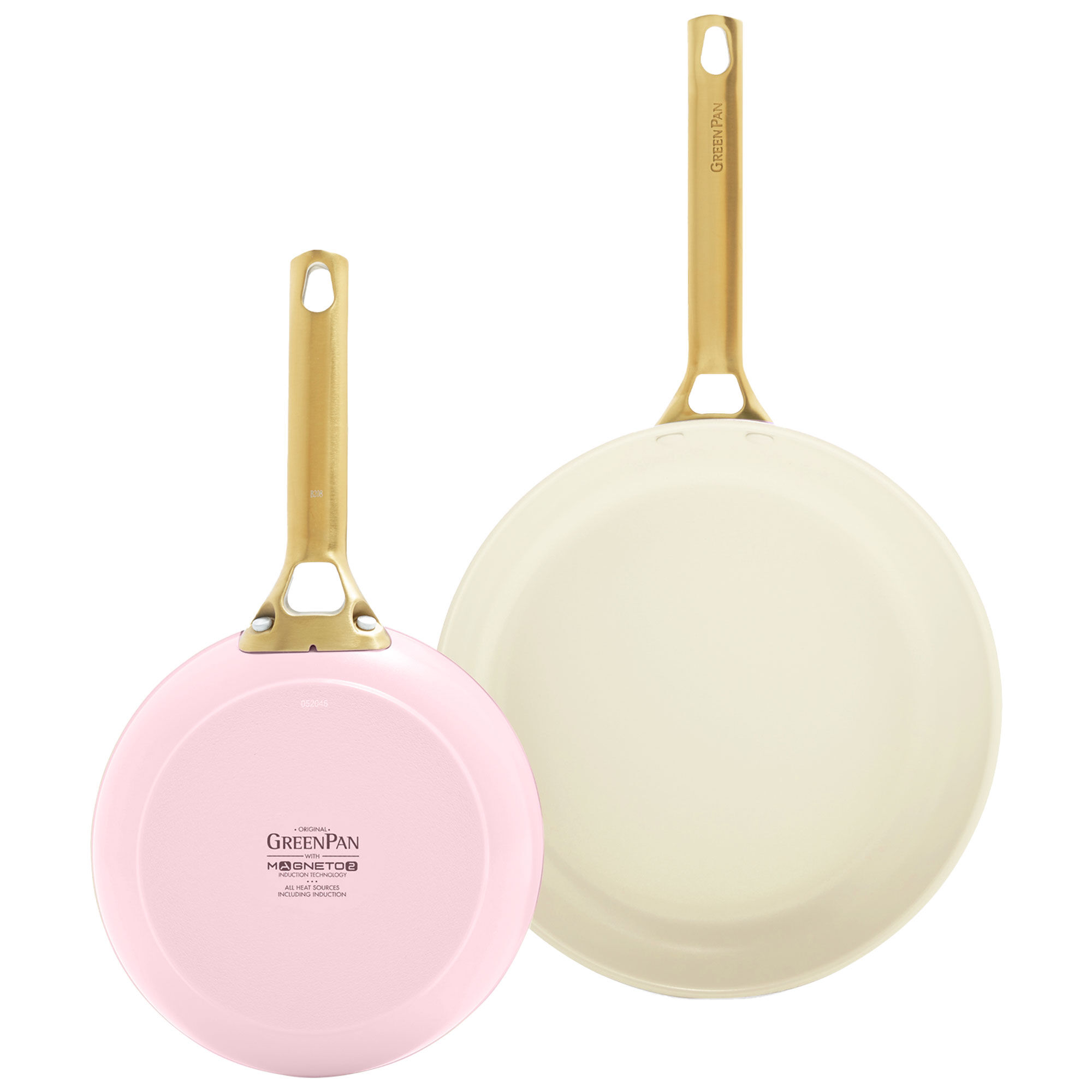 Greenpan Padova stekpanneset 20 + 26 cm, blush pink