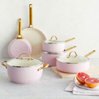 Padova stekpanneset 20 + 26 cm, blush pink