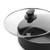 Essence stekpanna med lock 24 cm, svart