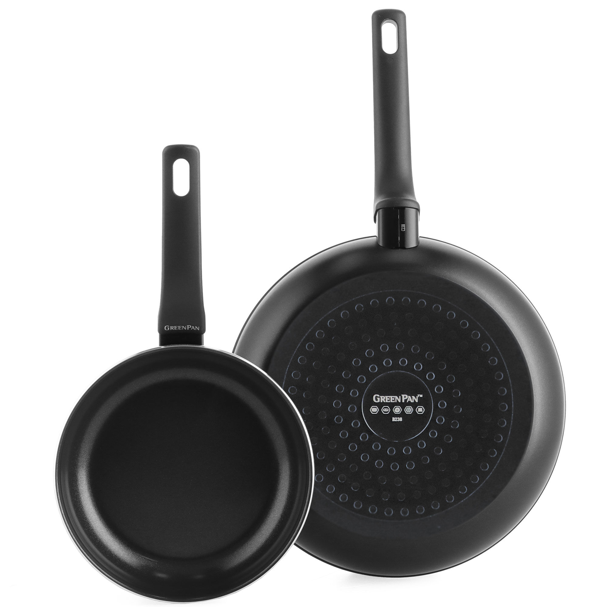 Greenpan Essence stekpanneset 20 + 28 cm, svart