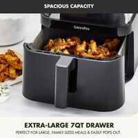 Vision airfryer 7 liter, svart