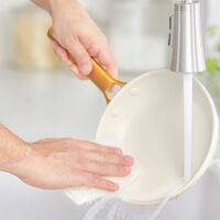 Padova stekpanneset 24 + 28 cm, cream