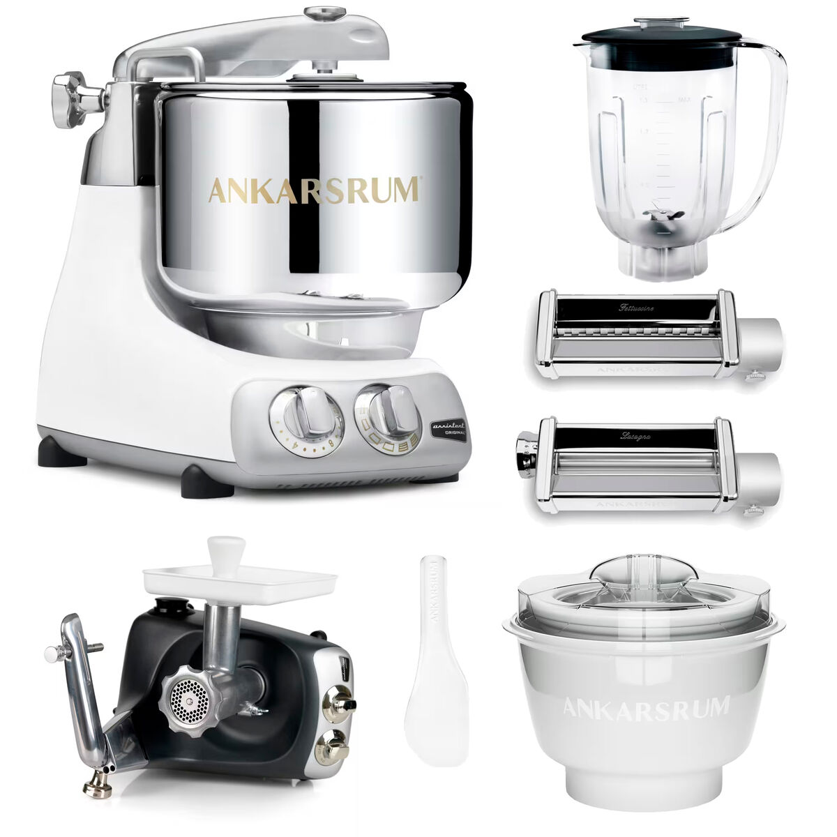 Assistent Original köksassistent med middagspaket, glossy white