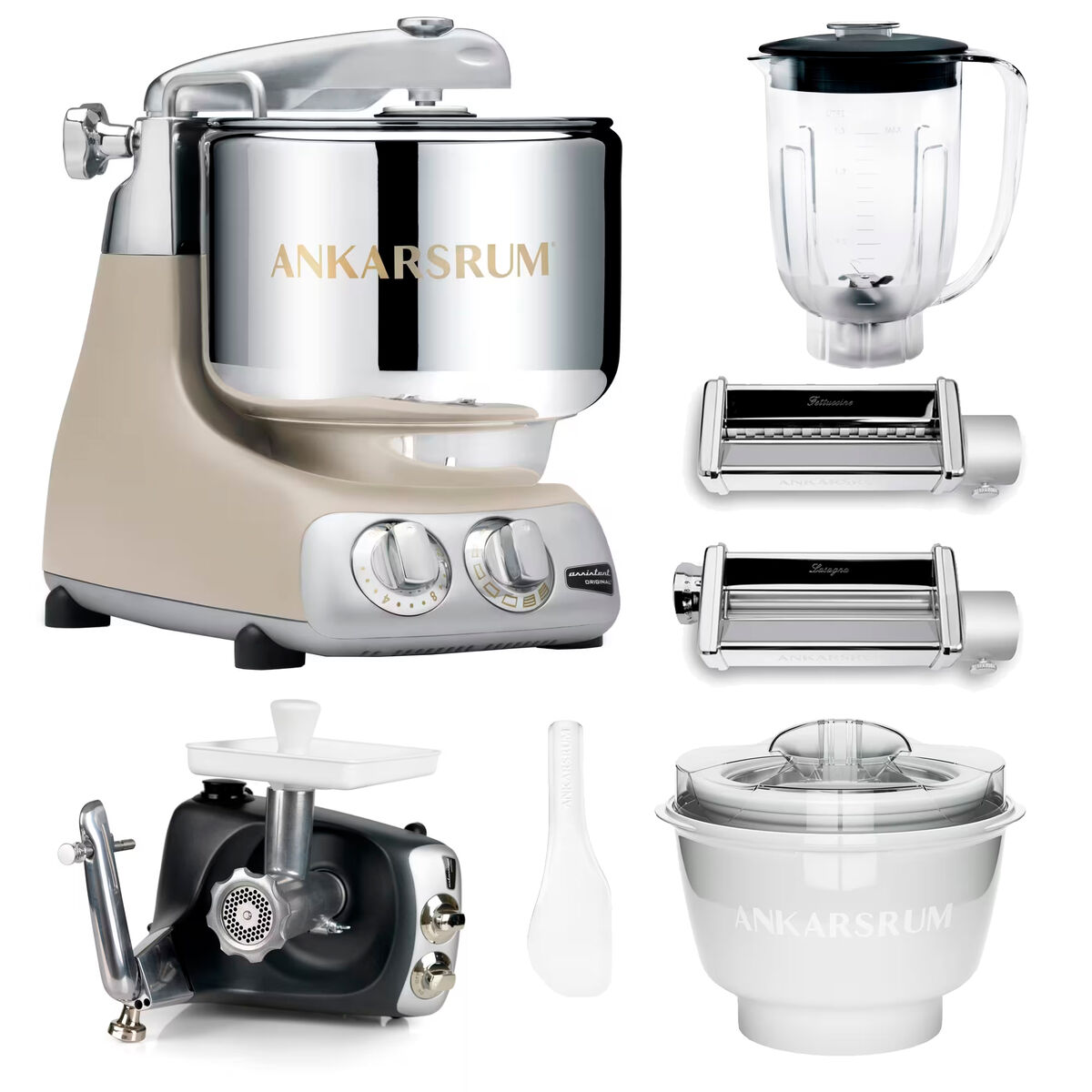 Assistent Original køkkenmaskine med middagspakke, harmony beige