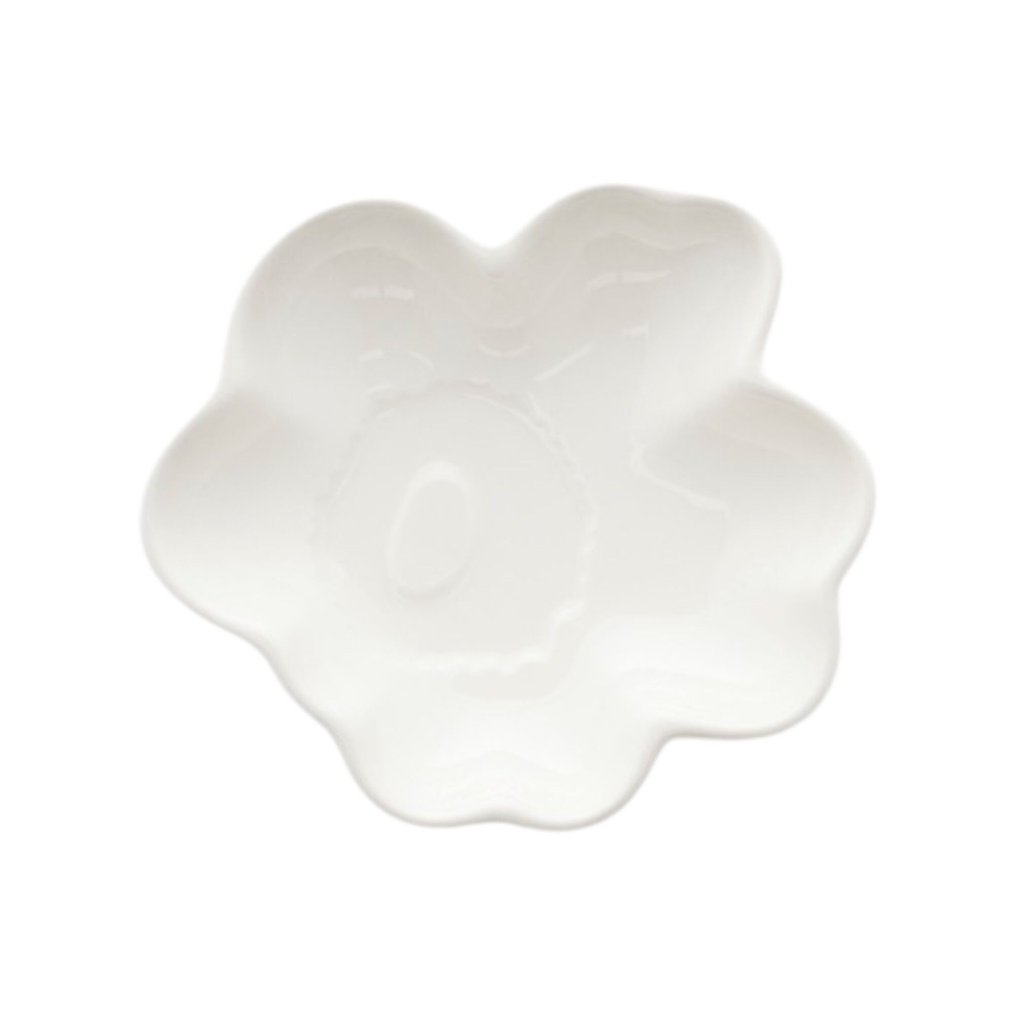 Marimekko Unikko-fat 9 cm, hvit