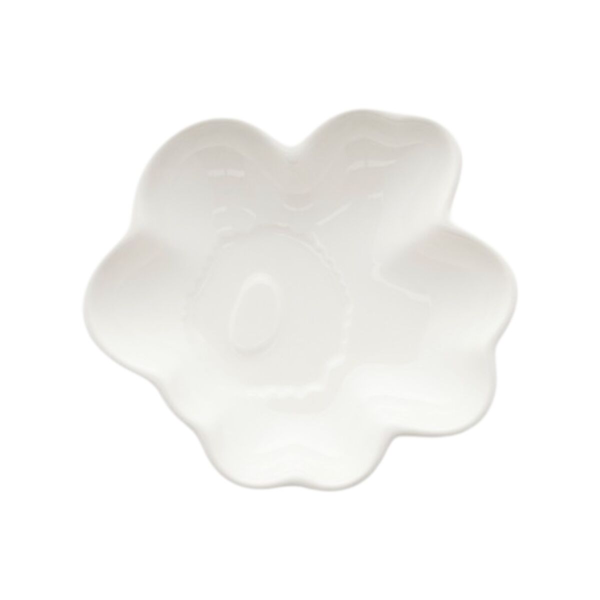 Unikko-fad 9 cm, hvid