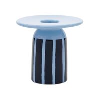 Piccolo lysestage 8 cm, lyseblå/petrol