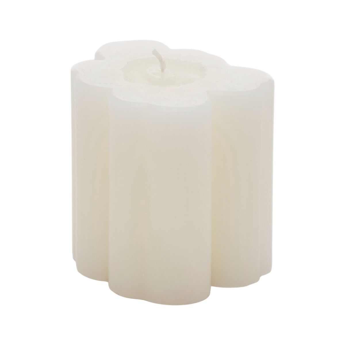 Unikko bloklys 9 cm, hvid
