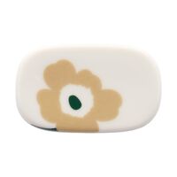 Unikko spisepindestøtte 2-pak, hvid/sand/beige/grøn