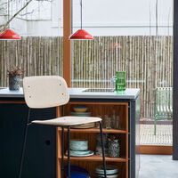 Pao Steel Pendant pendel 23 cm, rød