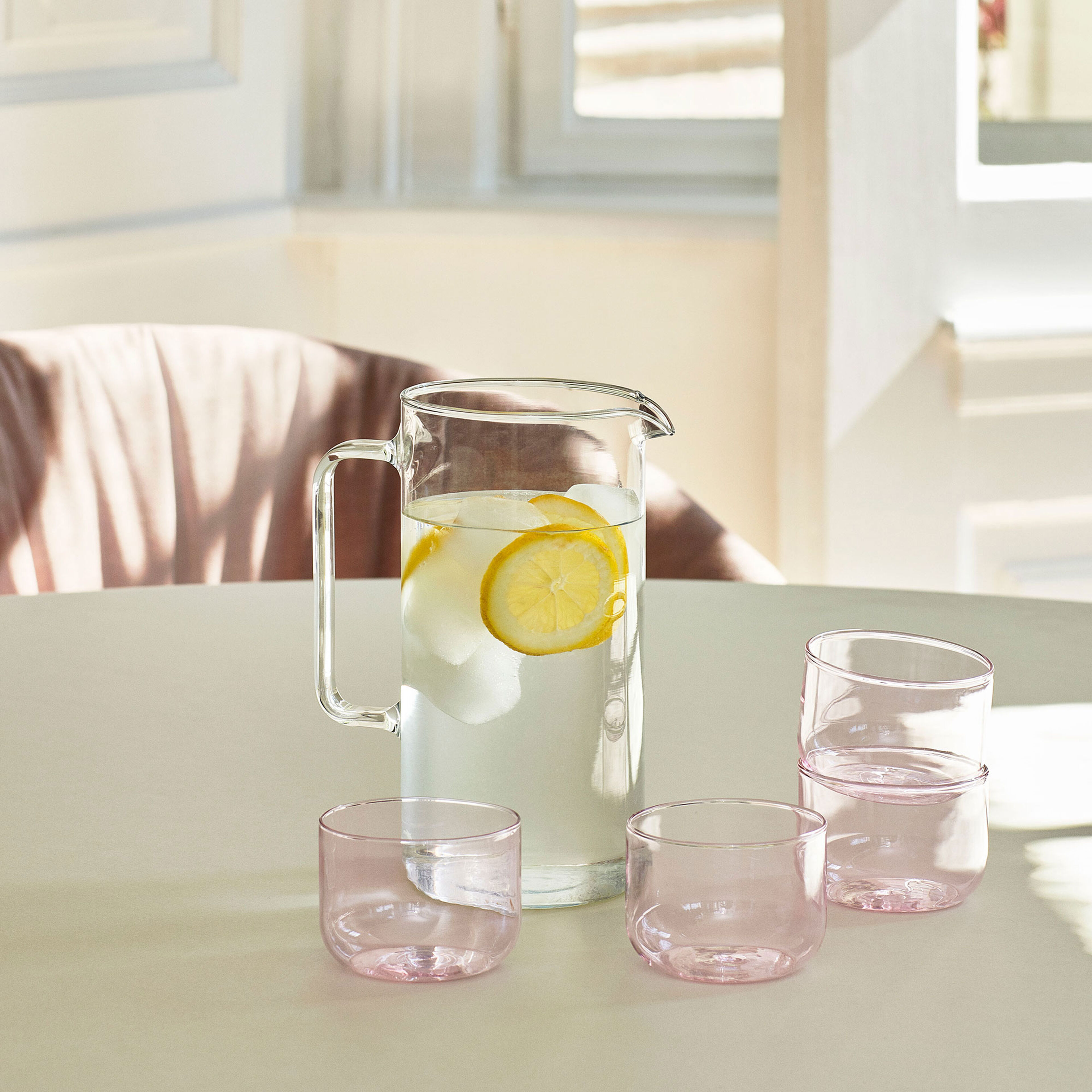 Glaskande i borosilikatglas 1 liter, klar