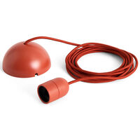 Common Pendant Cord Set ledningssæt, rusty red