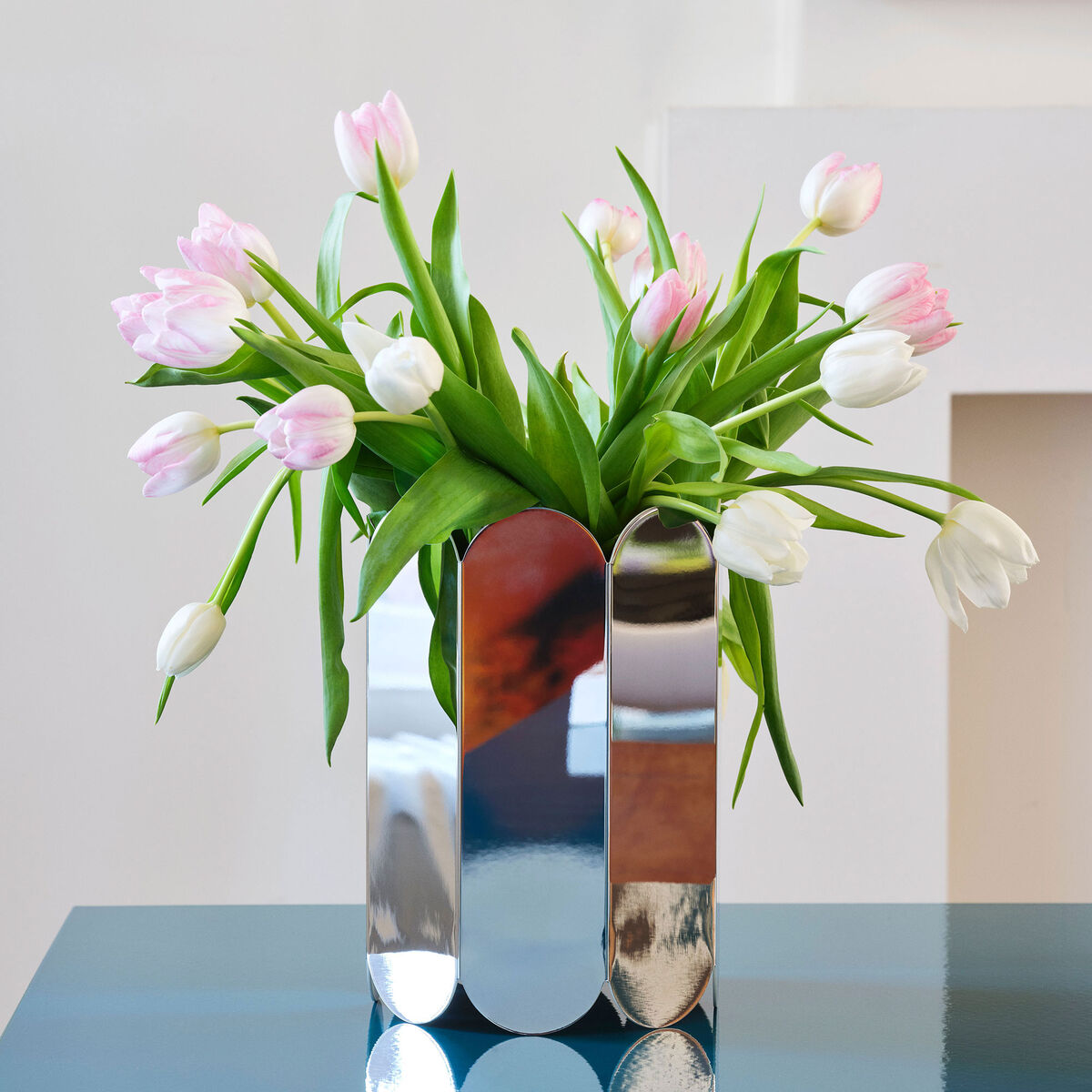 Arcs vase, large, spejlblank