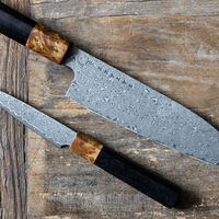 OMO Bunka Petty 9 cm + santokukniv 17 cm