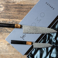  OMO bunka petty skalkniv 12 cm + kockkniv 21 cm