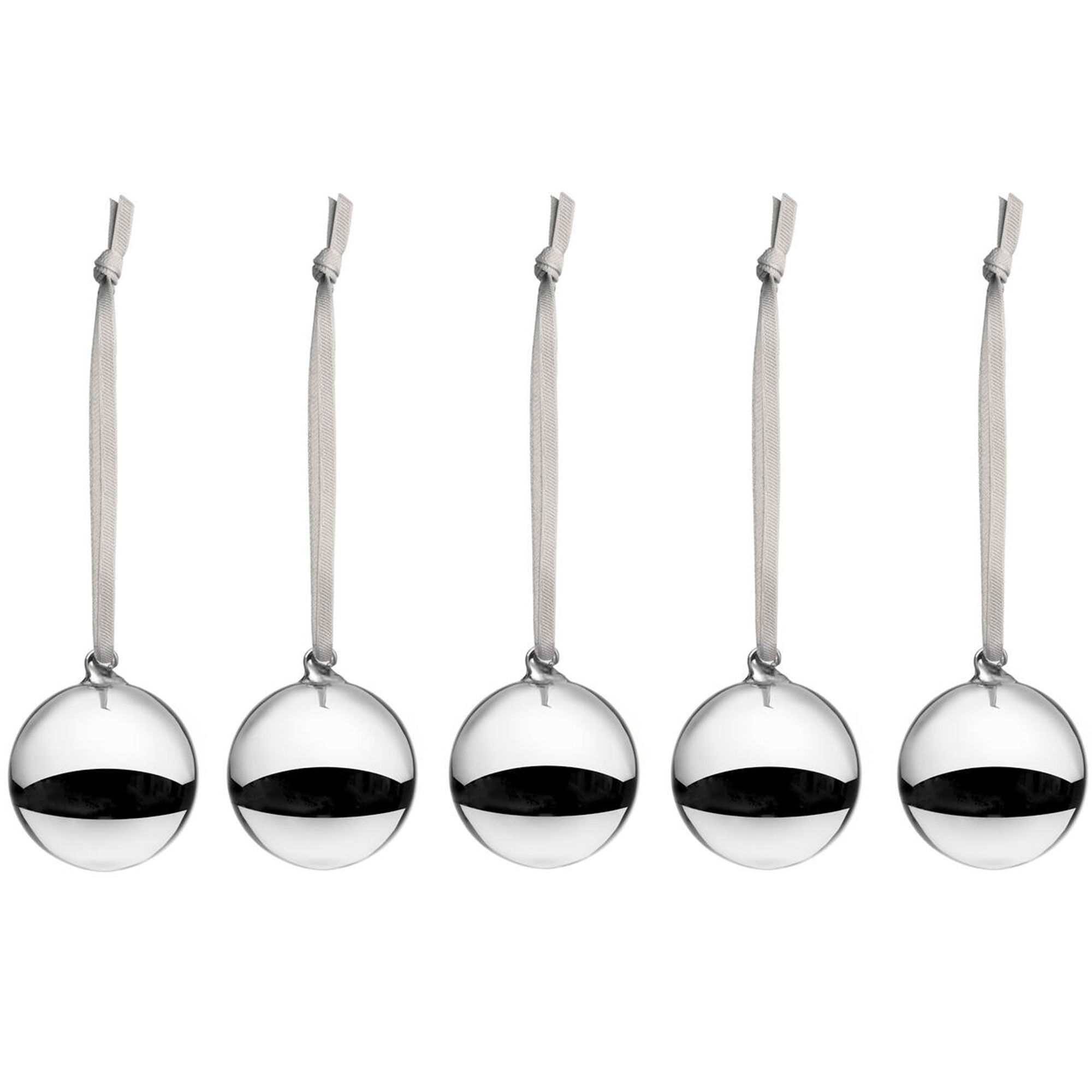 Glaskula 40 mm 5-pack, spegelblank finish
