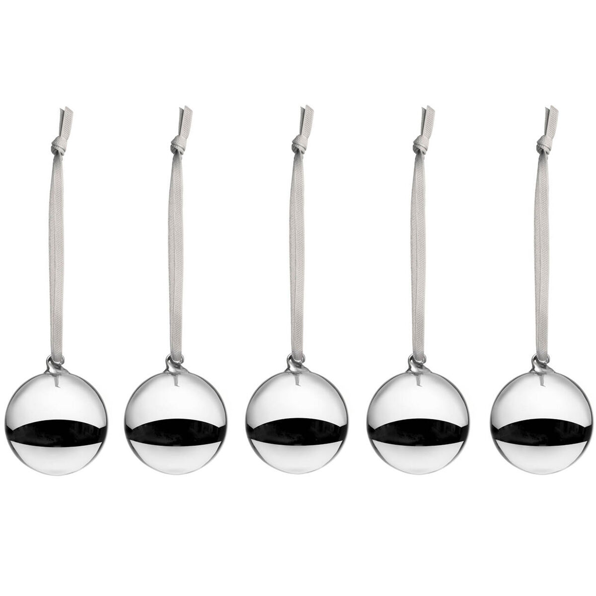 Glaskula 40 mm 5-pack, spegelblank finish
