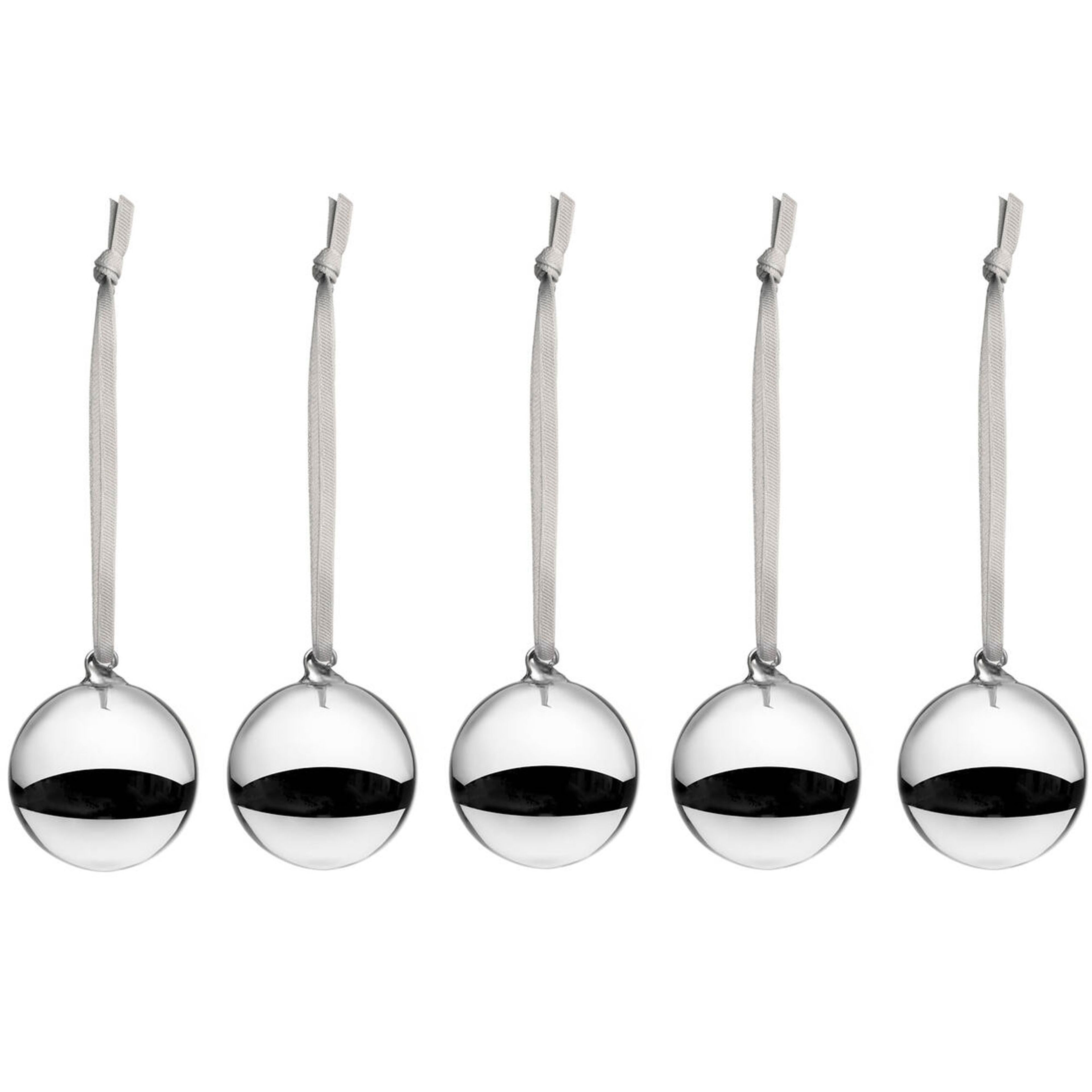 Glaskula 40 mm 5-pack, spegelblank finish