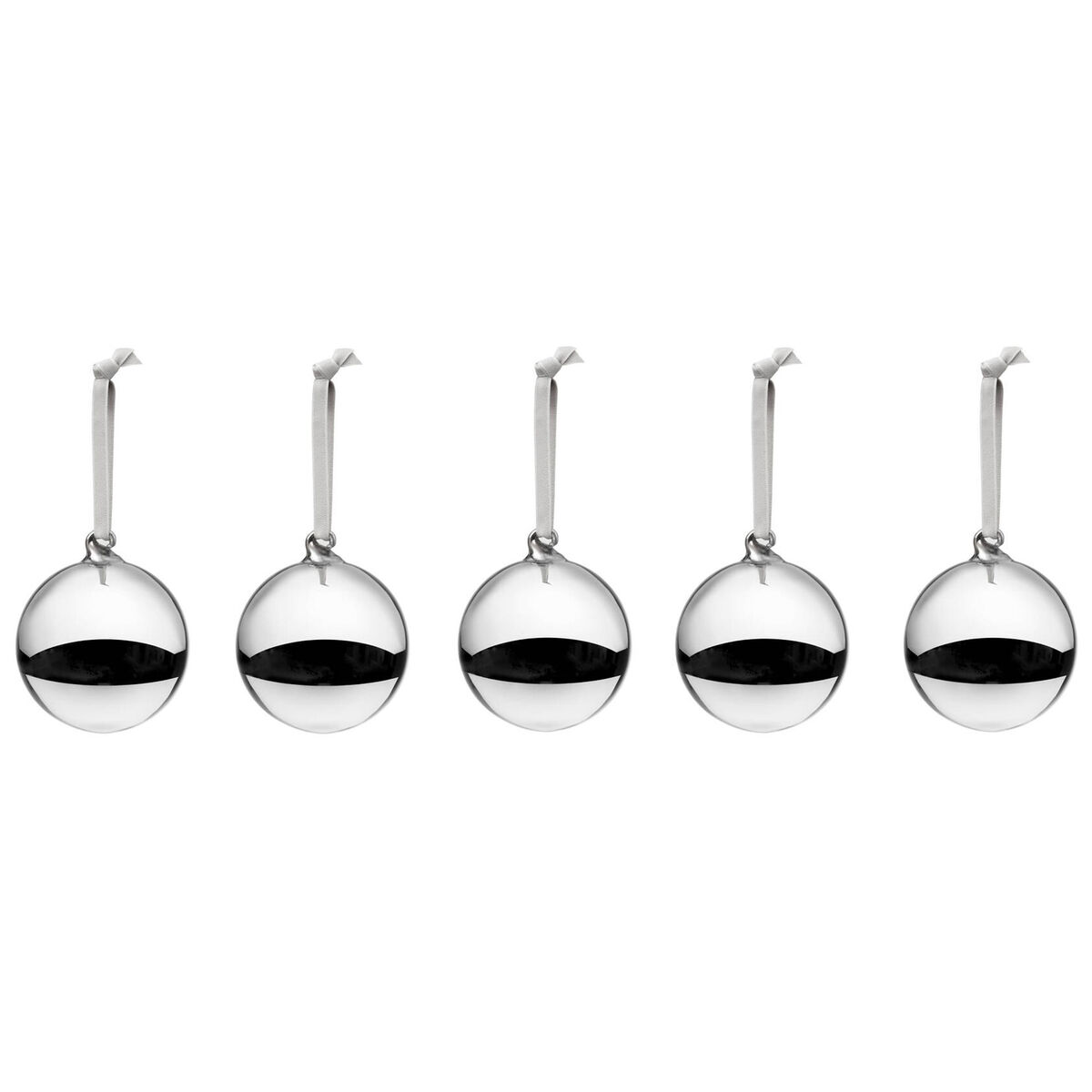 Glaskula 80 mm 5-pack, spegelblank finish