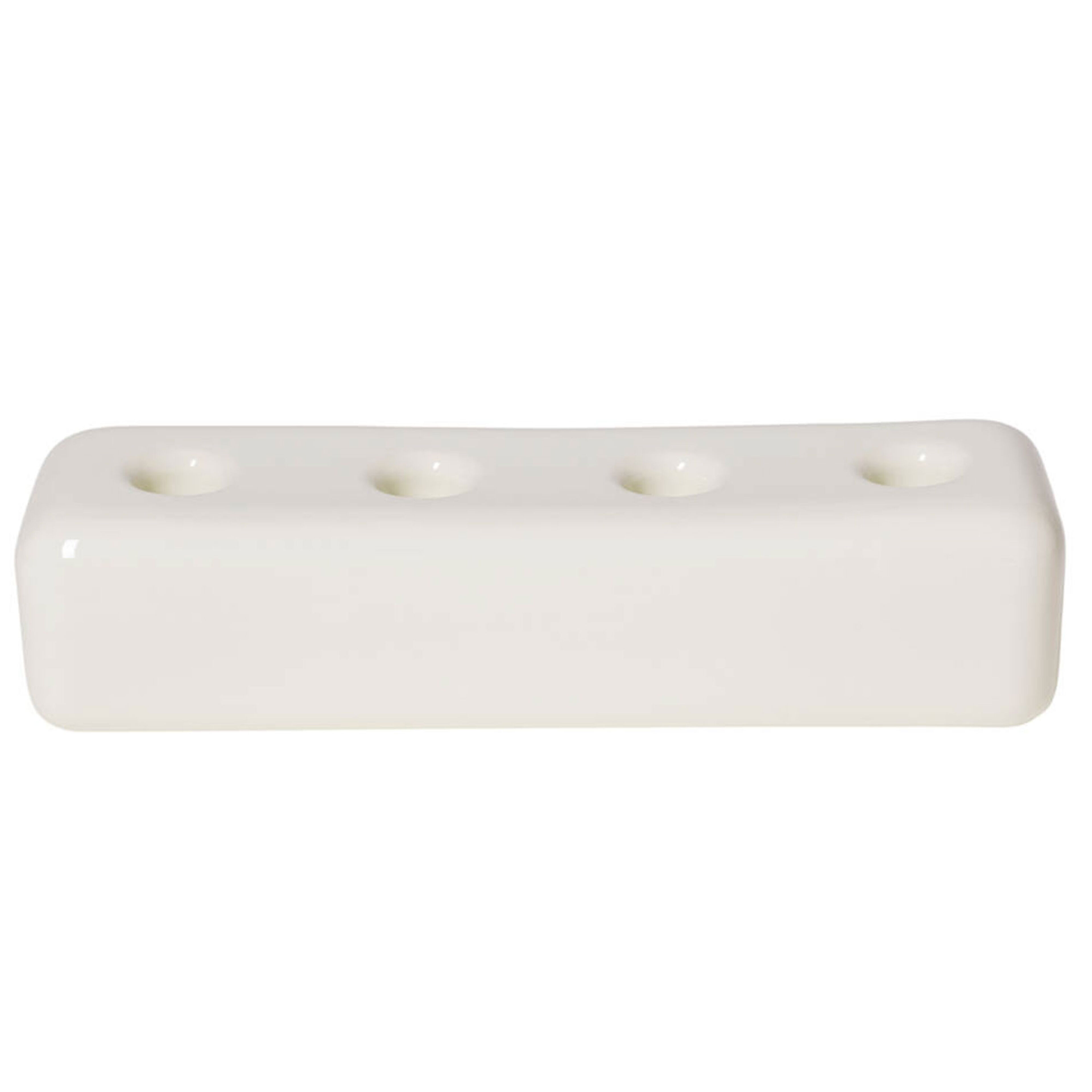 Element ljusstake 4 ljus, vit