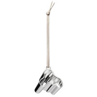 Aalto ornament 3 cm, silver