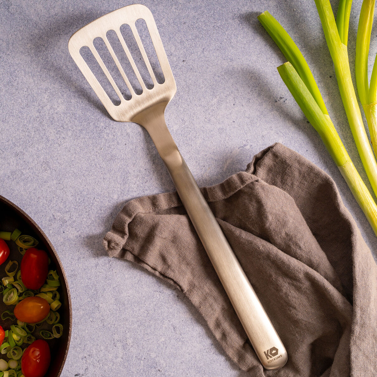  Perforerad stekspade 35 cm, rostfritt stål