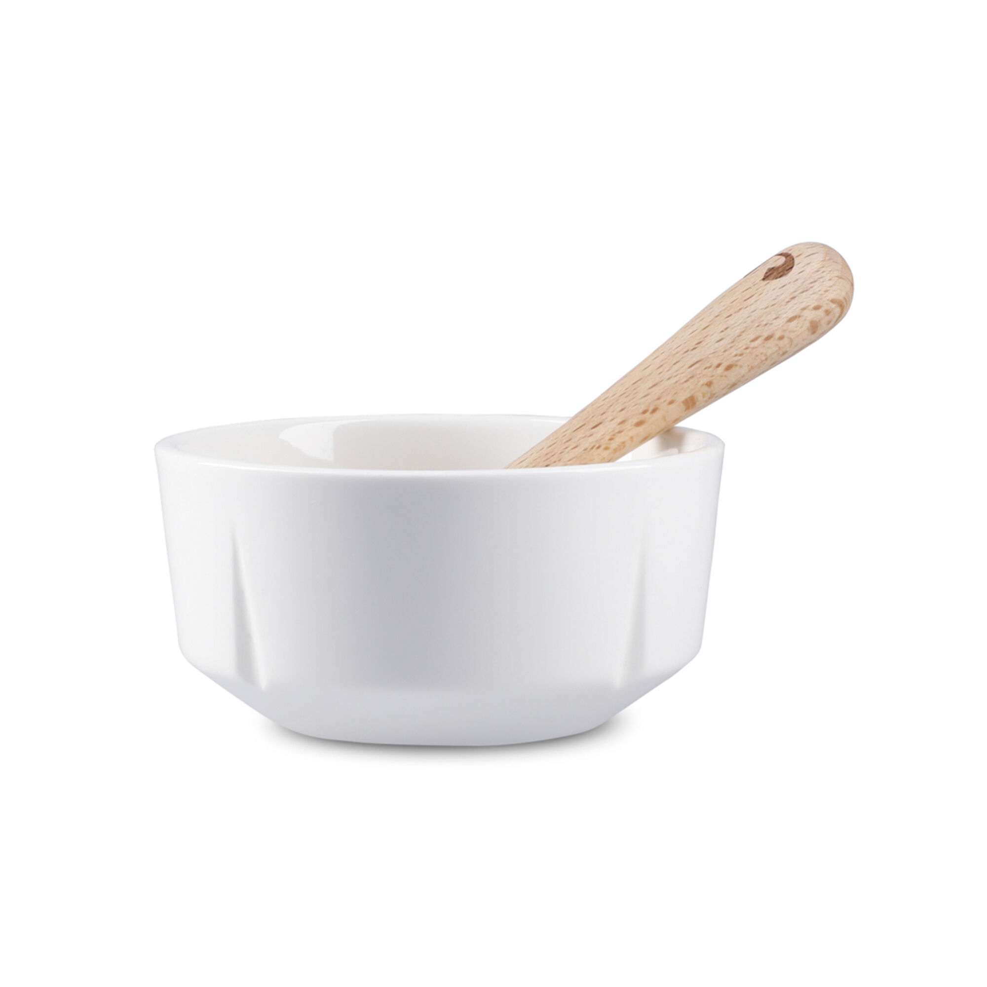 Rosendahl Grand Cru snacksk&aring;l med ske &Oslash;9 cm, hvid