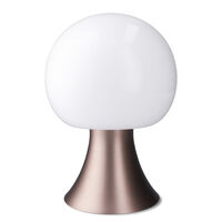 Noor LED-bordslampa 23 cm, brun