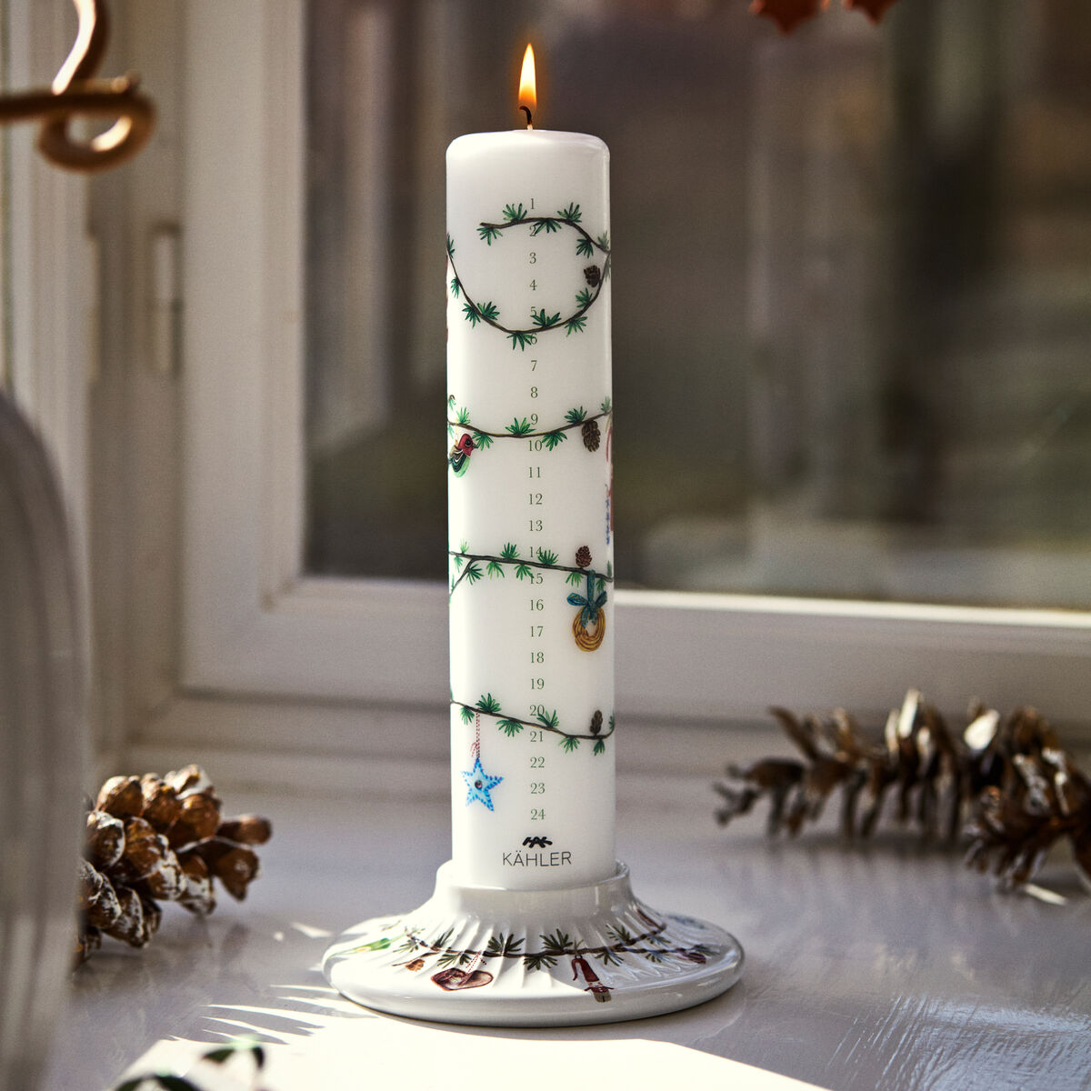 Hammershøi Christmas 2026 kalenderljus 25 cm