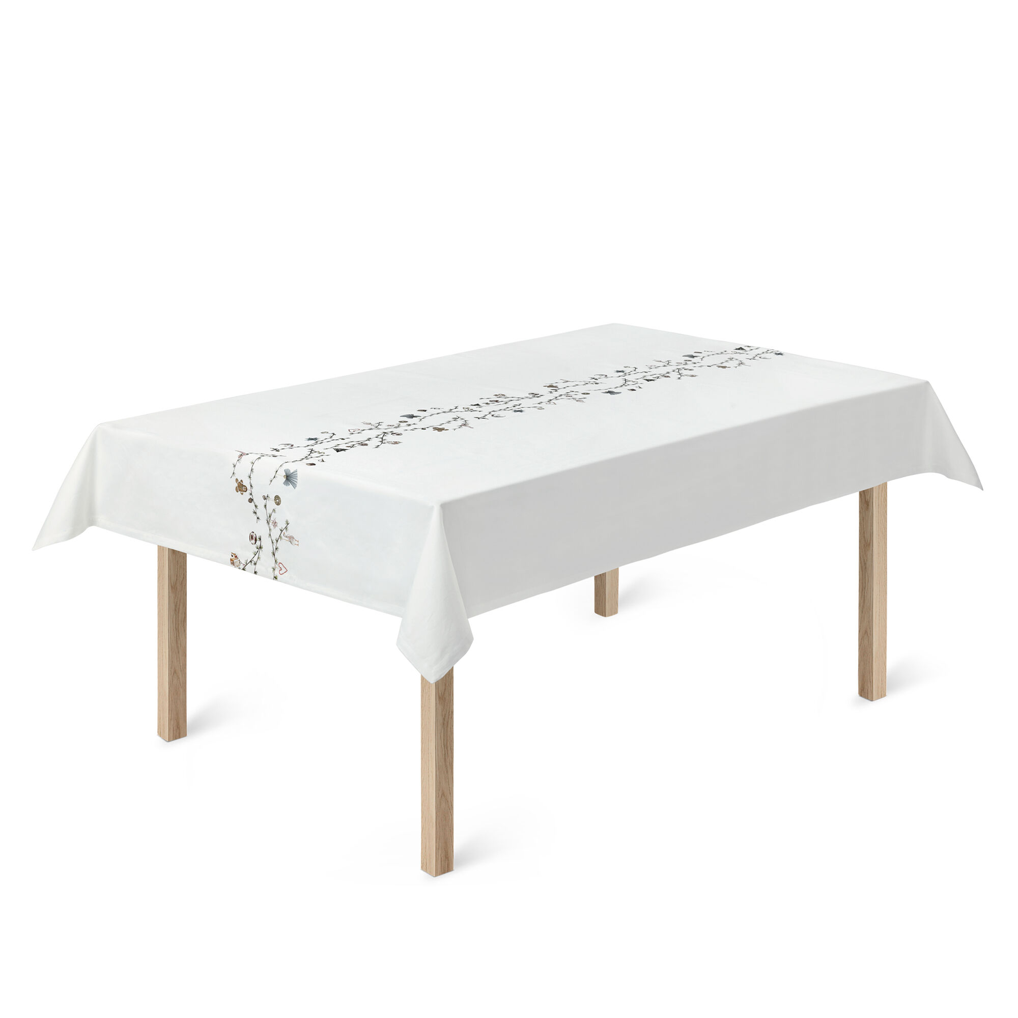 Kähler Hammershøi Christmas dug 150 x 370 cm, hvid