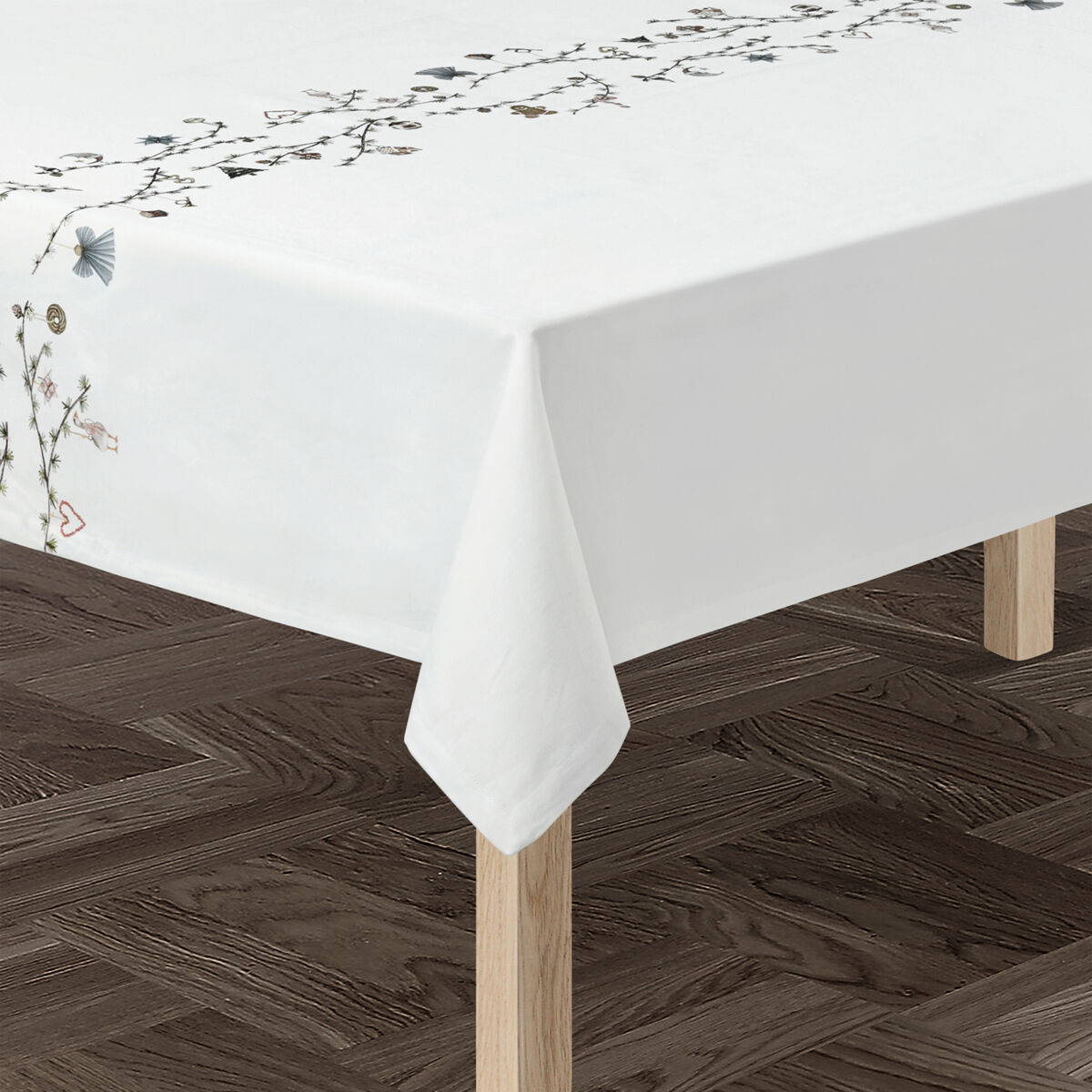  Hammershøi Christmas duk 150 × 370 cm, vit