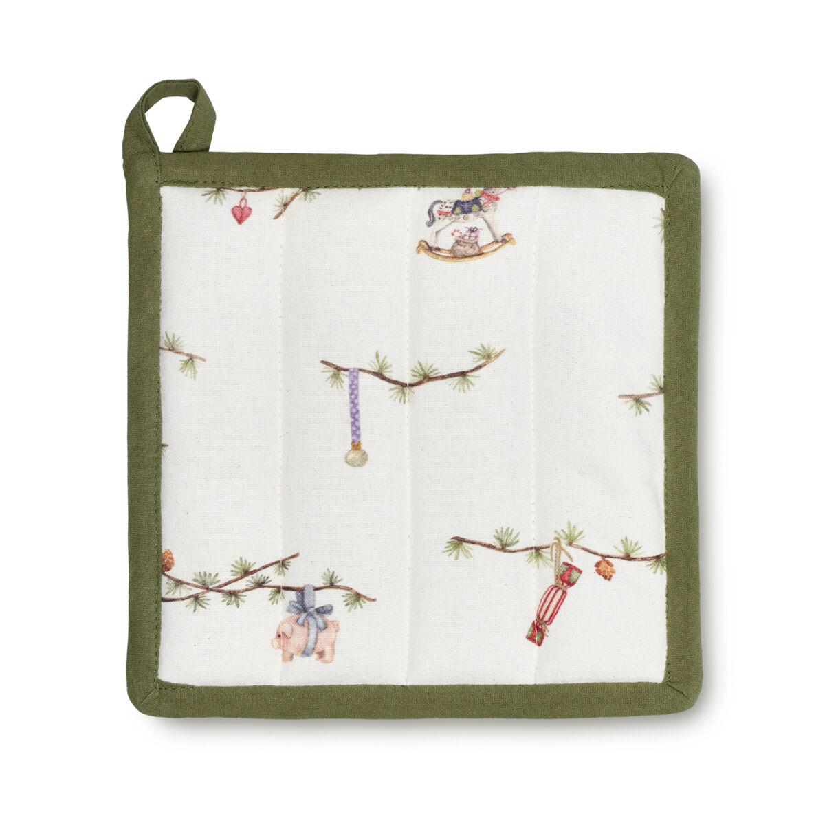 Hammershøi Christmas grytlapp 22 × 22 cm, vit