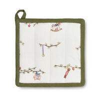 Hammershøi Christmas grytlapp 22 × 22 cm, vit