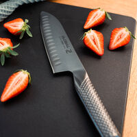 Santokukniv med DLC-beläggning 18 cm, olive